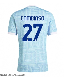 Billige Fotballdrakt Juventus Andrea Cambiaso #27 Replika Bortedrakt 2025-26 Kortermet Billige Fotballdrakt Juventus Andrea Cambiaso #27 Replika Bortedrakt 2025-26 Kortermet